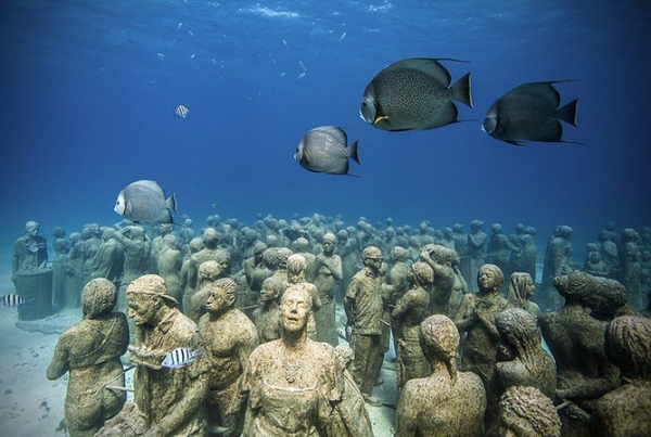 El asombroso arte de las esculturas submarinas